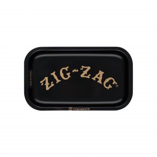 Zig Zag Small Black Rolling Tray - (1 Count)