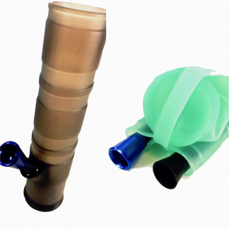 Foldable Silicone Water Pipe (7")