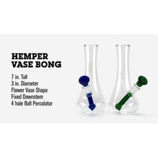 Hemper Vase Bong - Available in Various Colors - (1 Count)