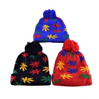 Leaf Knitted Beanie - (1 Count)