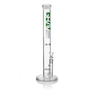 Grav Labs 16" Stemless Water Pipe w/Honey Comb Disc - Clear